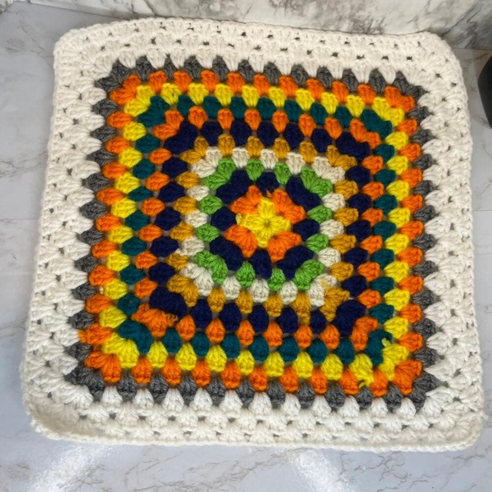 Vintage Retro Crochet XLarge Baking Trivet